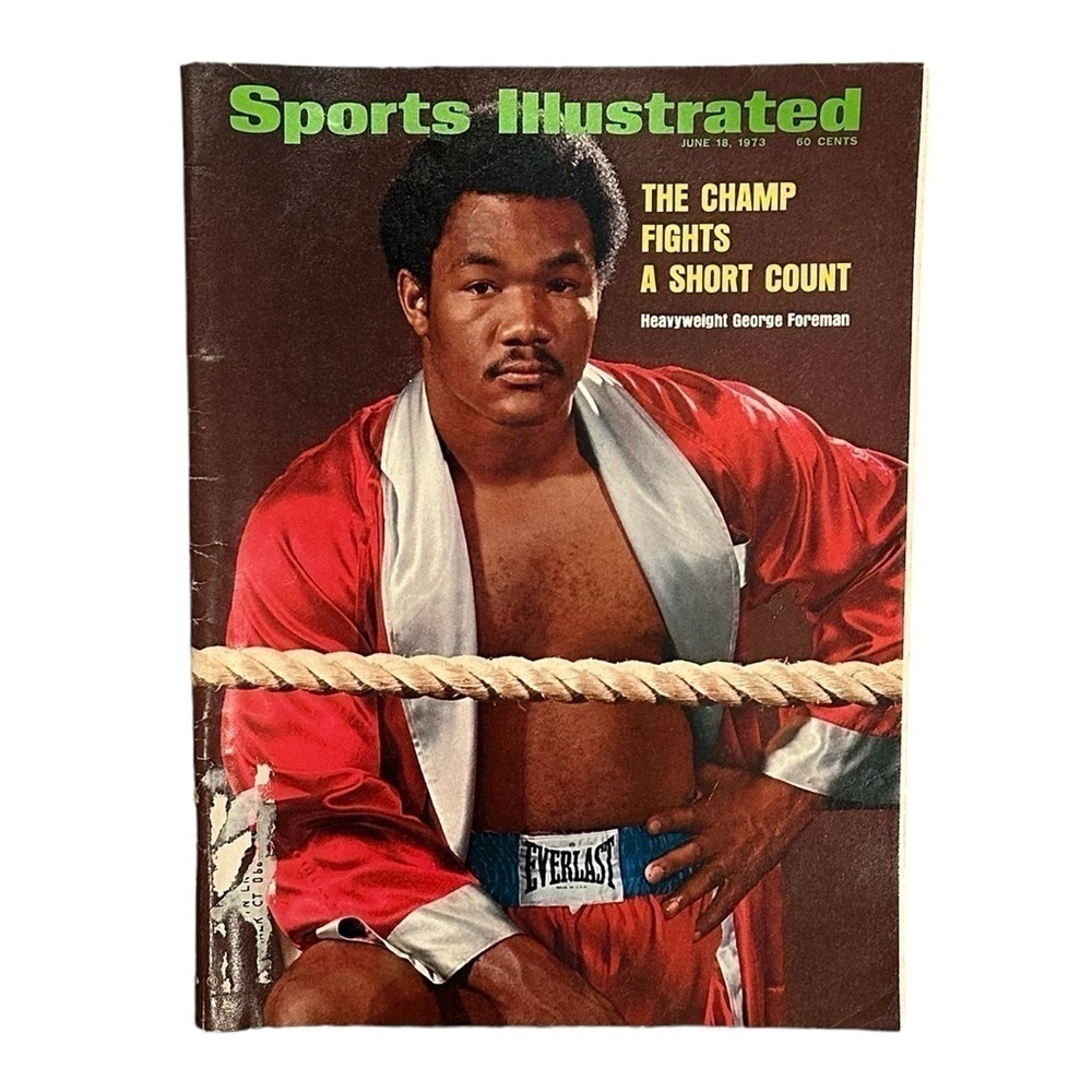 George Foreman Sports Illustrated Magazine June 18, 1973